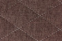 Диван угловой Виктория 2-1 боковина с кантом обивка ткань Модерн коричневый (стежка)