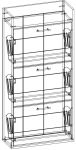 Тумба для обуви 3C (3-х секционная)