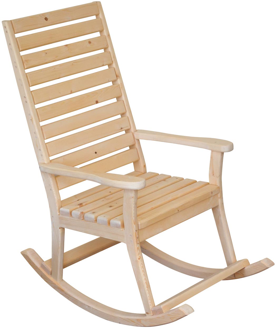 Кресло-качалка для дачи из дерева