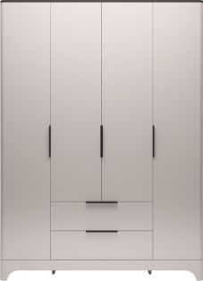 Шкаф 4-х дверный с ящиками Танго 2