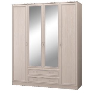 Шкаф 4-х дверный с зеркалом Верона